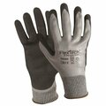 Wells Lamont Flextech Y9290 Hppe Gloves W/Double Nbr/Sandy Nitrile Coating, Medium, 12PK Y9290M